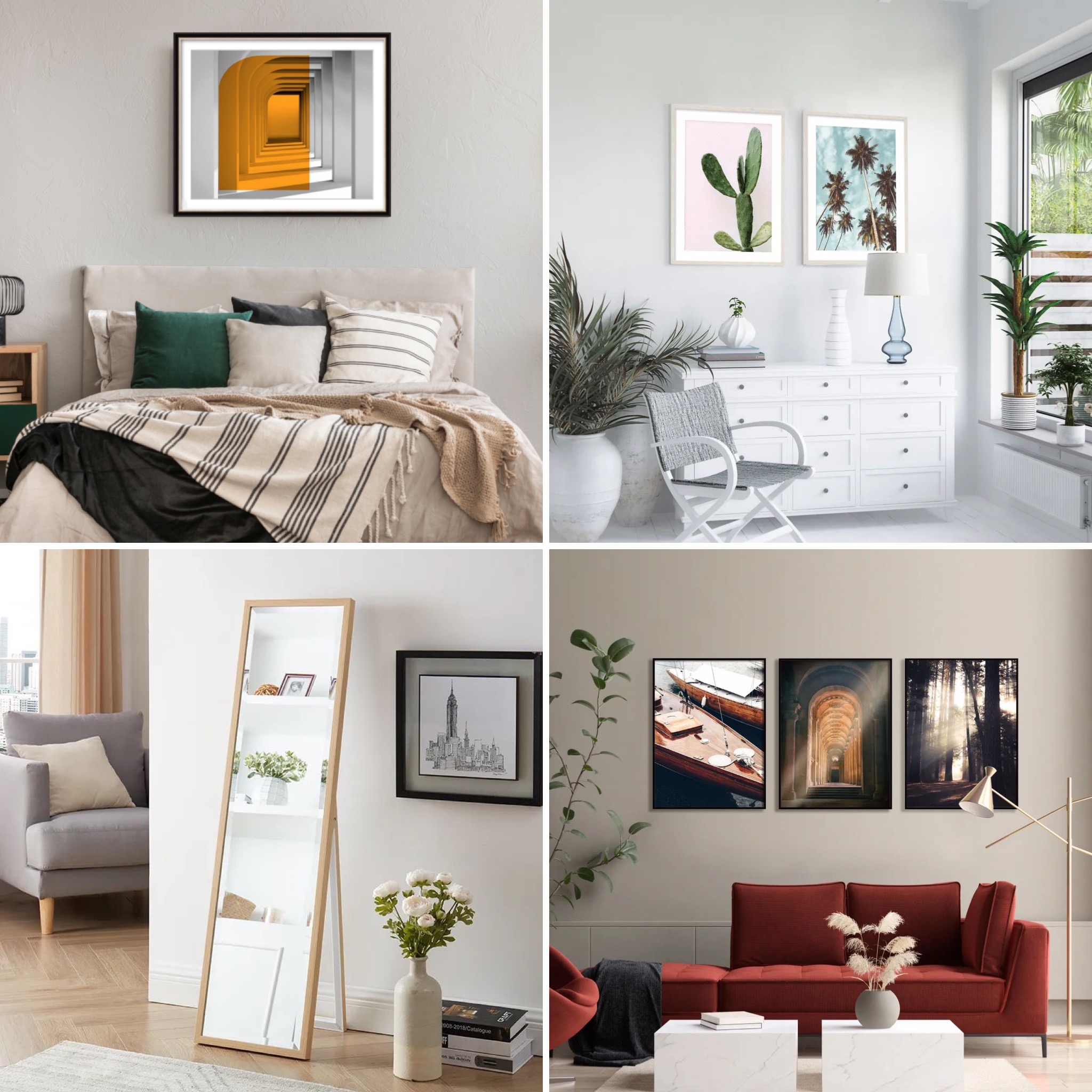 由白色泡沫塑料制成的时尚家居类消费品